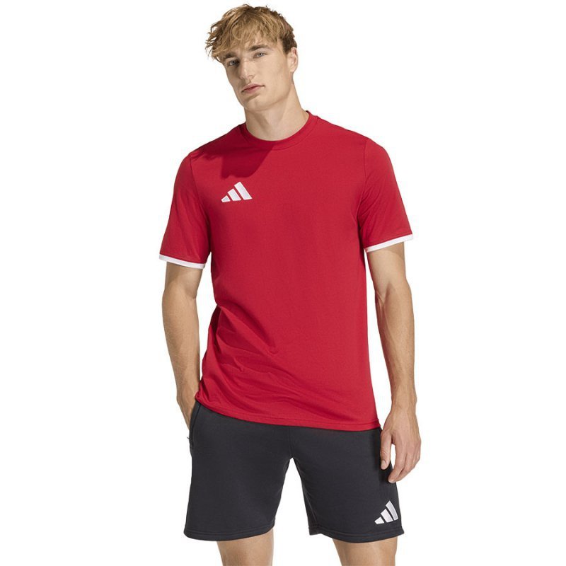 Koszulka adidas ENTRADA 26 Tee JZ6676 czerwony L
