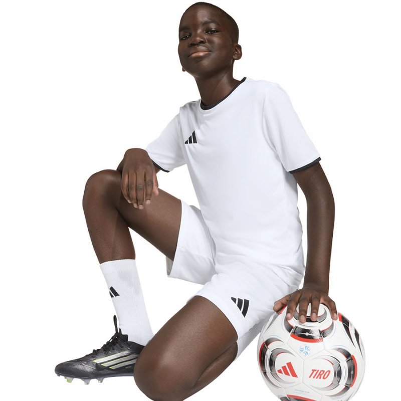 Spodenki adidas ENTRADA 26 Short Junior JZ6526 biały 128 cm
