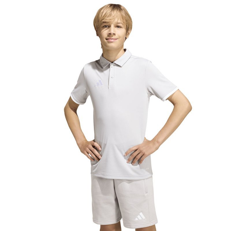 Koszulka adidas Polo ENTRADA 26 Junior JZ6628 szary 176 cm