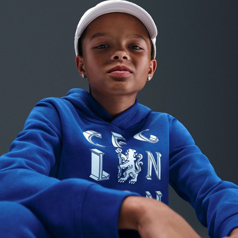 Bluza Nike Chelsea FC Club Junior HM3649-495 XL (158-170cm) niebieski