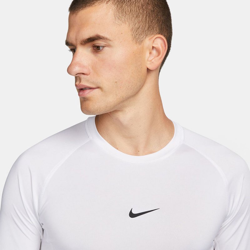 Koszulka Nike Pro LS FB7919-100 biały XXL
