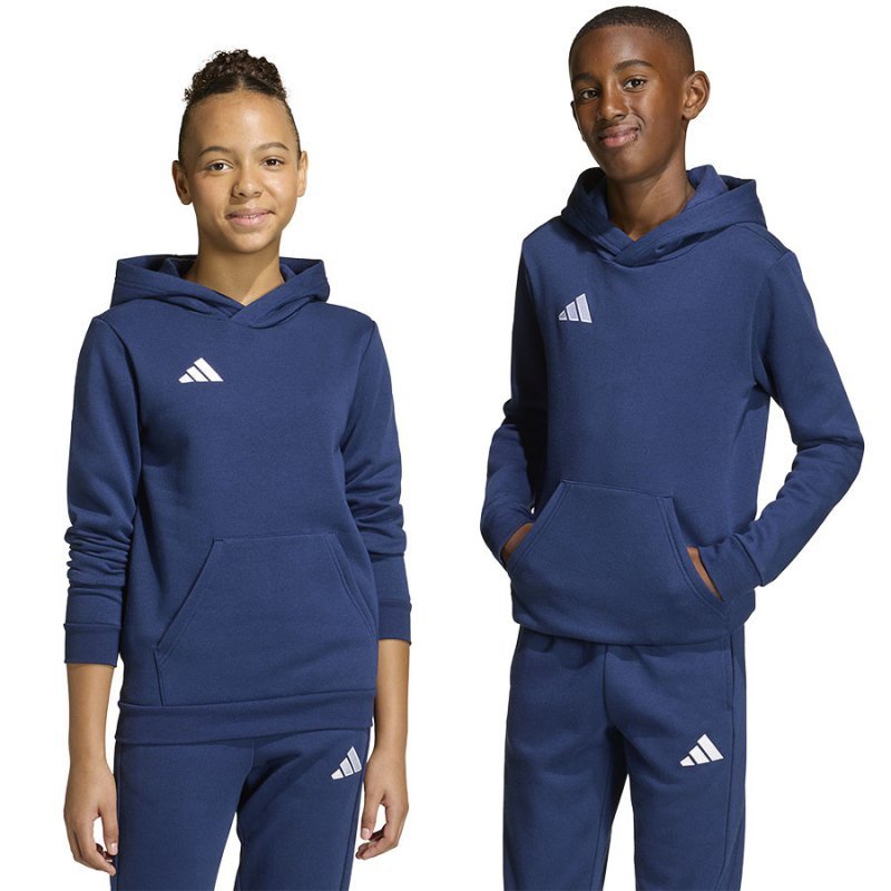 Bluza adidas ENTRADA 26 Hoody Junior JZ6567 granatowy 128 cm