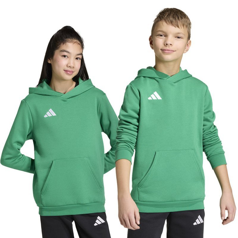 Bluza adidas ENTRADA 26 Hoody Junior JZ6563 zielony 116 cm
