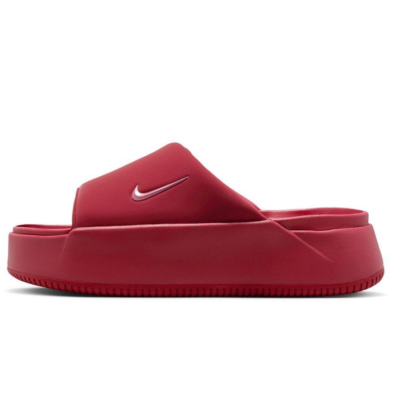 Klapki Nike Calm Elevation HJ5601-602 35 1/2 czerwony