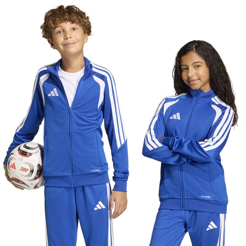 Bluza adidas TIRO 26 Training Jacket Junior JY7199 niebieski 140 cm