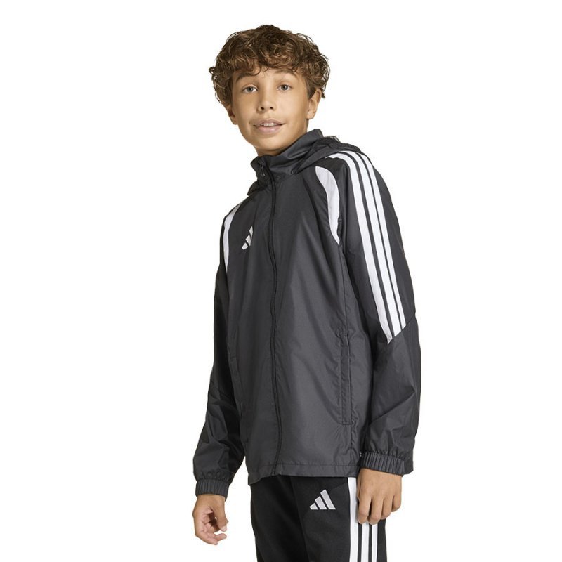 Kurtka adidas TIRO 26 Windbreaker Junior JY9726 czarny 176 cm