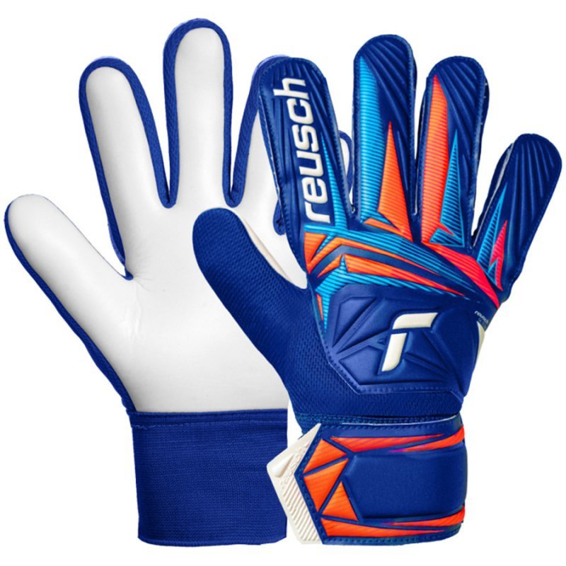 Rękawice Reusch Attrakt Starter Solid Junior 56 72 514 4126 niebieski 4,5