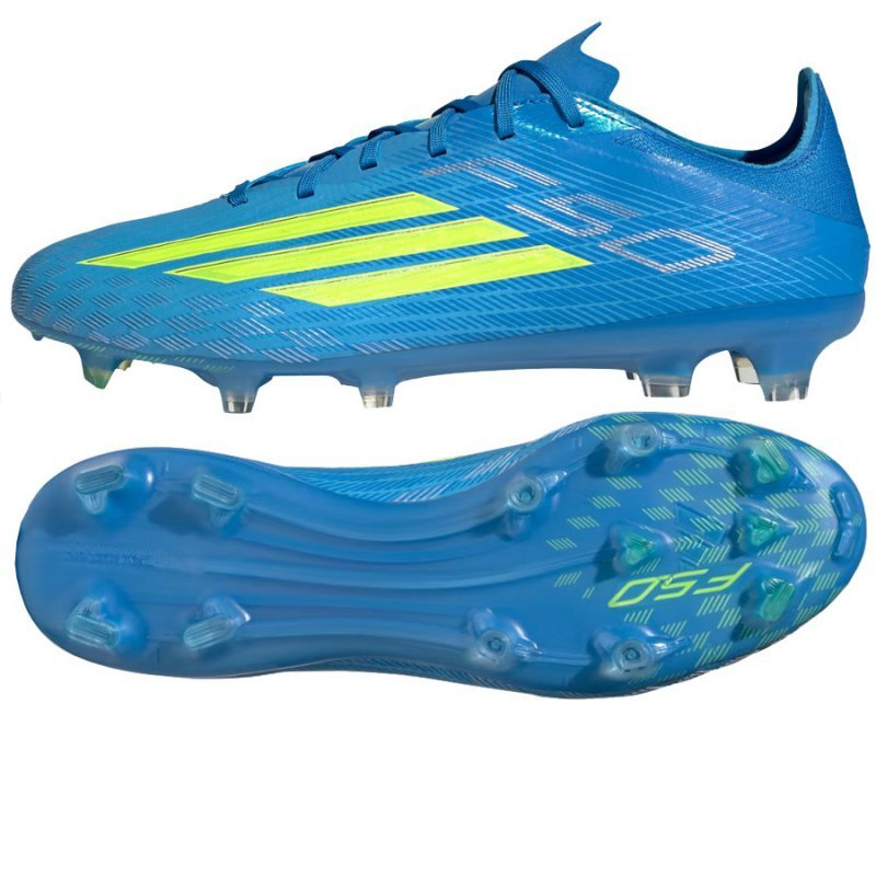 Buty adidas F50 Pro FG JR8950 niebieski 42