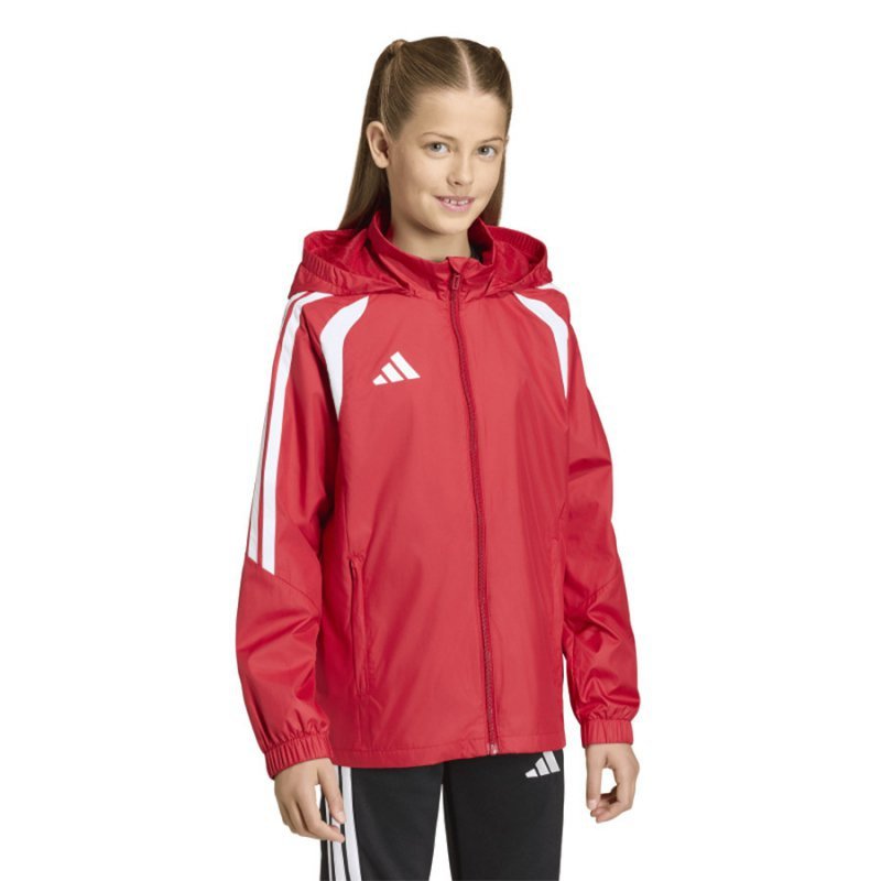 Kurtka adidas TIRO 26 Windbreaker Junior JY9724 czerwony 152 cm