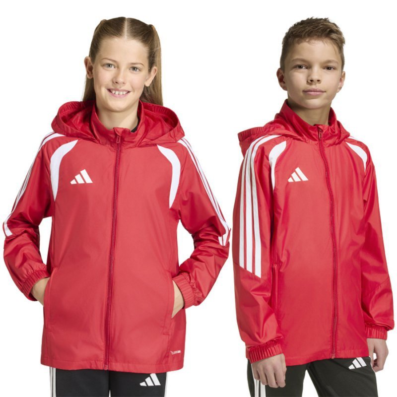 Kurtka adidas TIRO 26 Windbreaker Junior JY9724 czerwony 164 cm