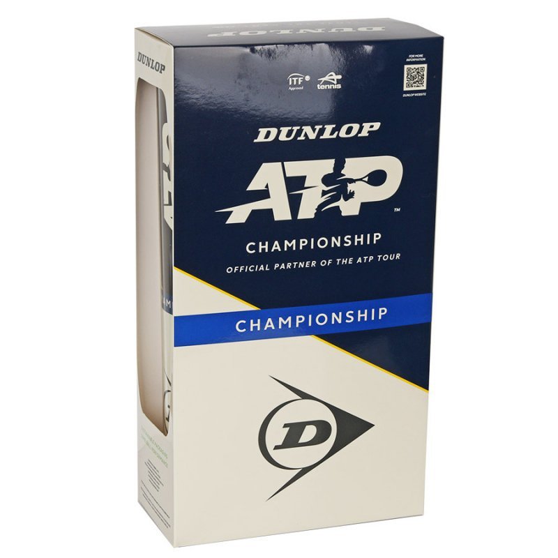 Piłka tenisowa Dunlop ATP Championship 2x4 szt żółty 