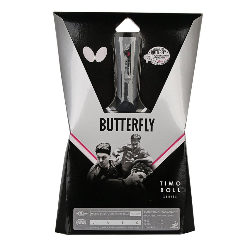 Rakietka Butterfly Timo Boll Titanium AN- anatomiczny 