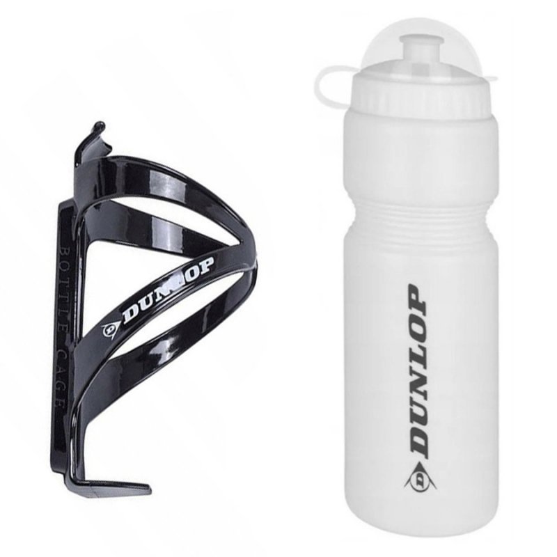 Bidon Dunlop 750 ml z koszykiem 2042725 biały 750 ml