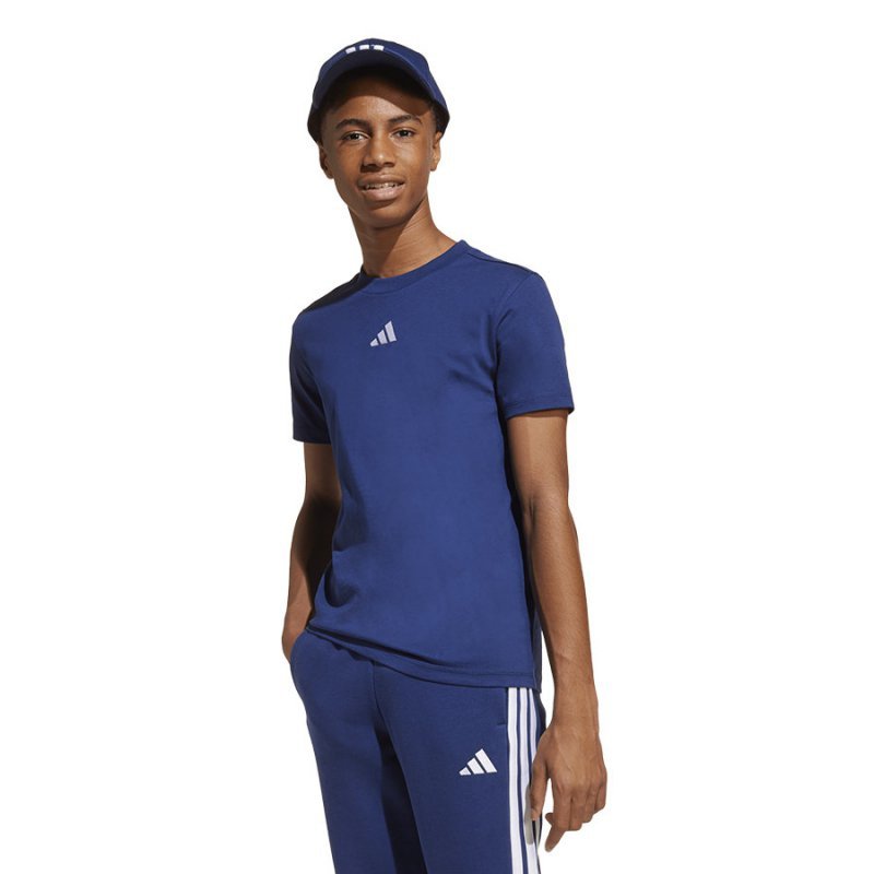 T-Shirt adidas Essentials Junior JY0613 granatowy 140 cm