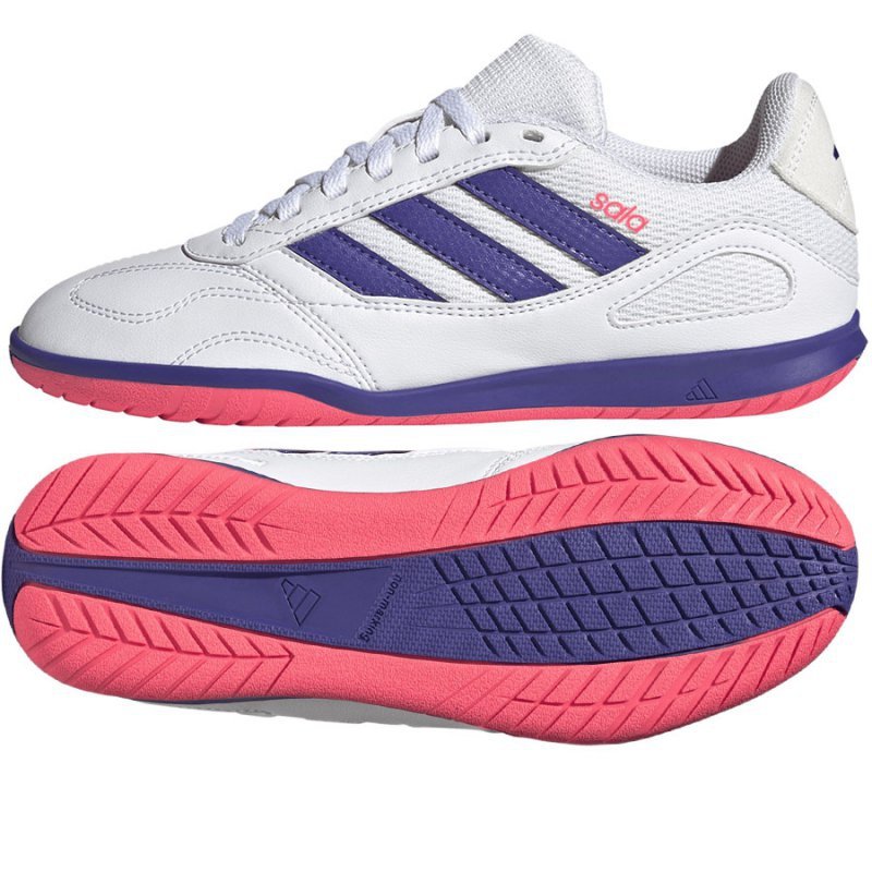 Buty adidas Super Sala III Jr IN JP6990 biały 38