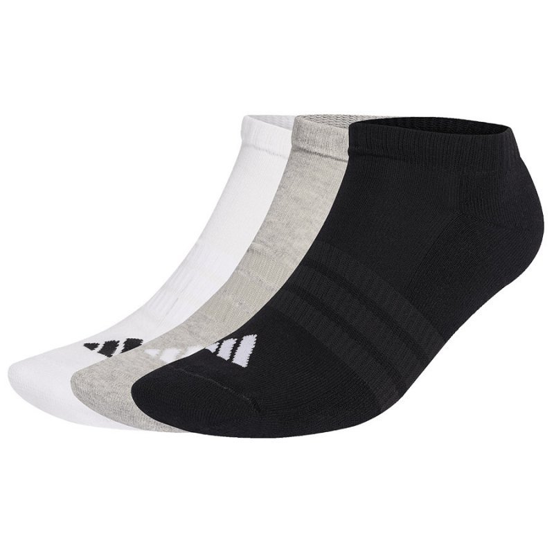 Skarpety adidas Cushioned Essentials Low Cut 3 pary KD6721 multikolor 43-45