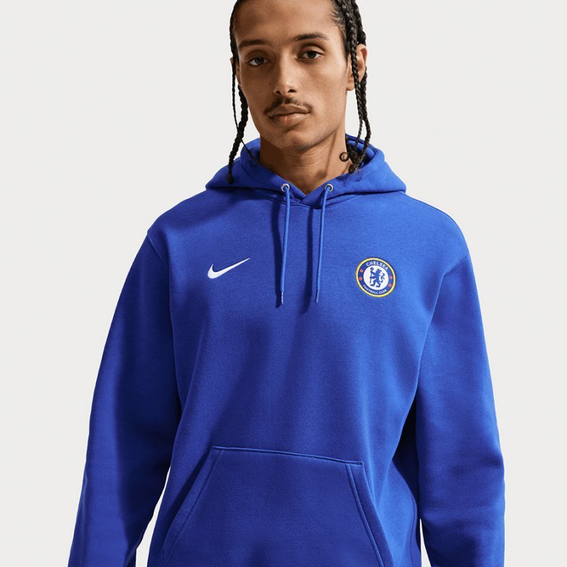 Bluza Nike Chelsea FC Club Hoodie II3419-452 S niebieski