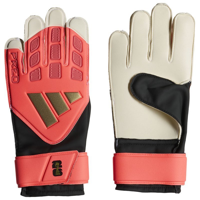 Rękawice adidas Predator GL Training WC Jr KZ2095 pomarańczowy 4,5