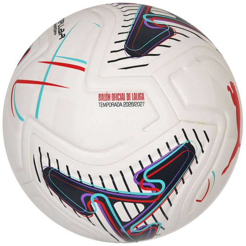 Piłka Puma Stellar Match LaLiga 085146-01 biały 5