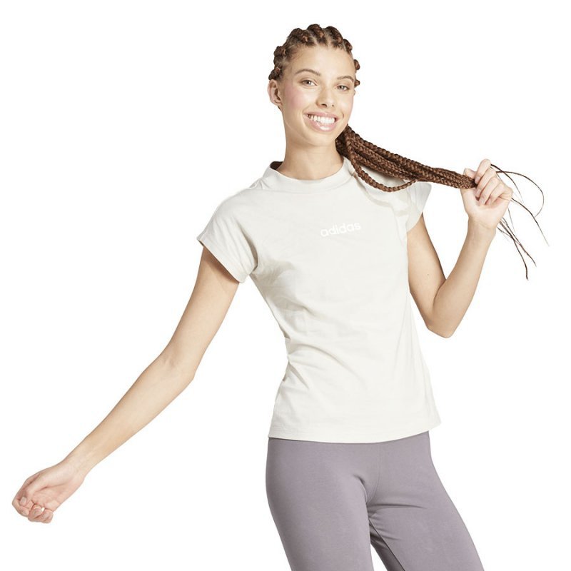 T-shirt adidas W Essentials Linear JC5819 biały L