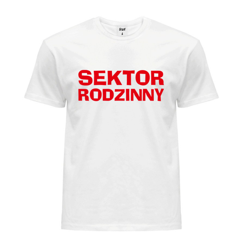 Koszulka kibica - Sektor Rodzinny - Biała
