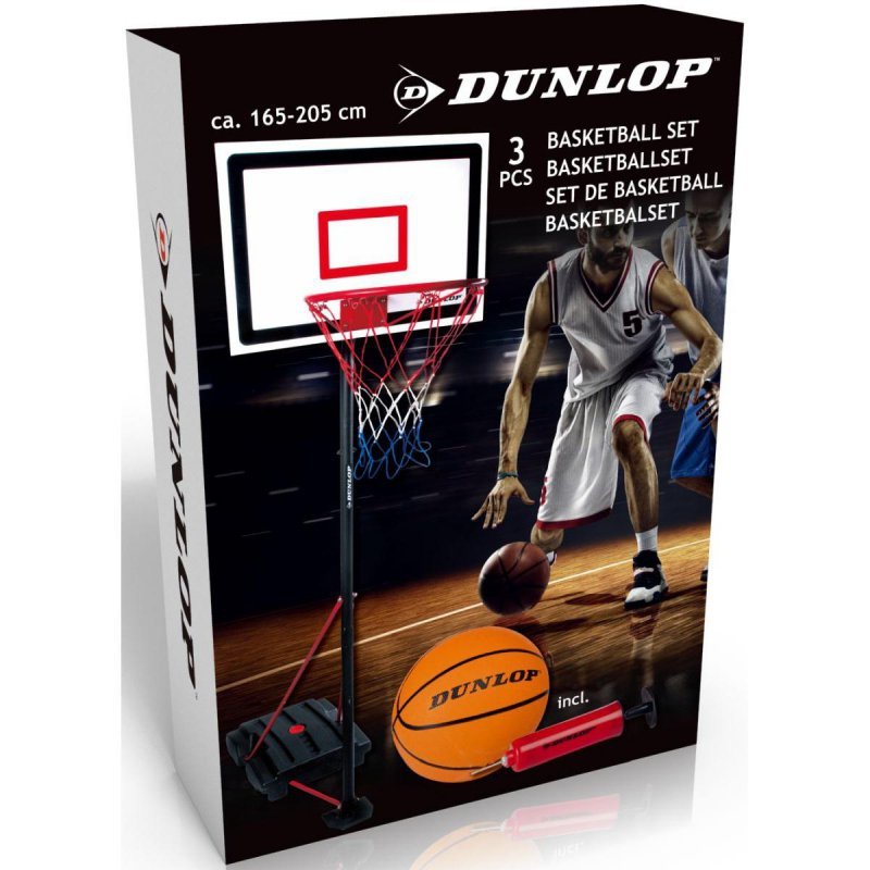 Zestaw regulowany do koszykówki Dunlop 1.65-2.05m 3w1