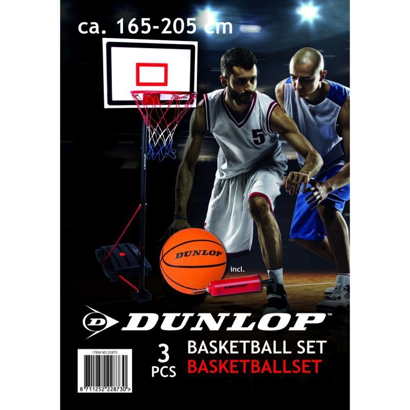Zestaw regulowany do koszykówki Dunlop 1.65-2.05m 3w1