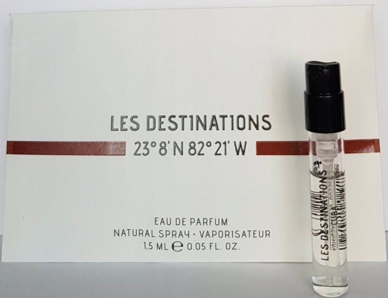 Les Destinations 23°8′N 82°21′W Cuba woda perfumowana 1,5 ml próbka