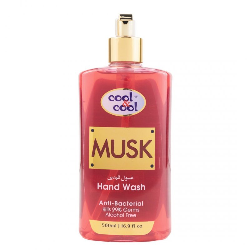 Cool &amp; Cool Musk bazalkoholowy antybakteryjny żel do mycia rąk 500 ml
