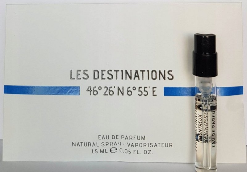 Les Destinations 46°26′N 6°55′E Montreux woda perfumowana 1,5 ml próbka