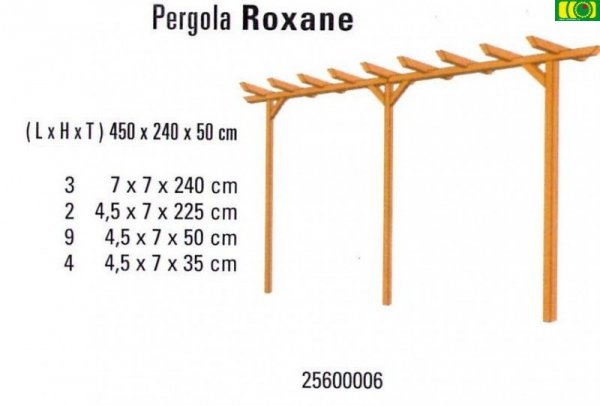 P14  pergola uniwersalna do ogrodu 