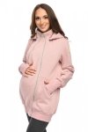 MijaCulture - Maternity jacket warm Hoodie / Pullover for two / for Baby Carriers 4132 Pink