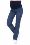 MijaCulture Spodnie ciążowe jeans dla kobiet w ciąży 3014 ciemny jeans