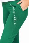 Wygodne ciążowe spodnie dresowe Chocolate Addict 9097 zielony3