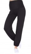 MijaCulture - Relaxed Casual Maternity Pants Trousers Harem Alladin 4069/M58 Black
