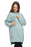 MijaCulture hoodie for pregnant women and breastfeeding Aurelia  Turquoise