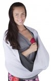 Mija - 2 in1 Nursing Breastfeeding scarf / Nursing Cover COTTON 9013 Graphite / Melange