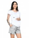 MijaCulture - maternity summer shorts Lola M004 melange