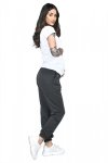 MijaCulture Wygodne spodnie dresowe ciążowe Jade M006 grafit