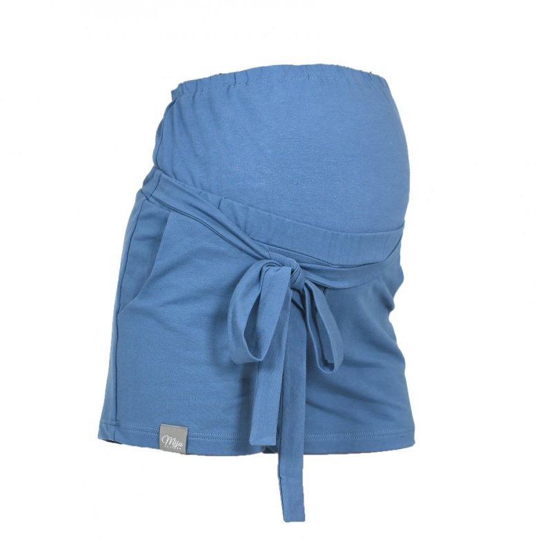 MijaCulture - maternity shorts with belt Bella M008 jeans