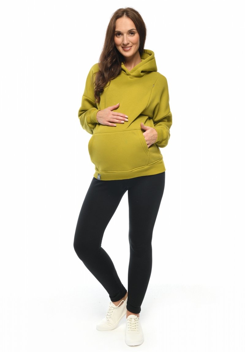 MijaCulture hoodie for pregnant women and breastfeedinf "Molly" Pistachio
