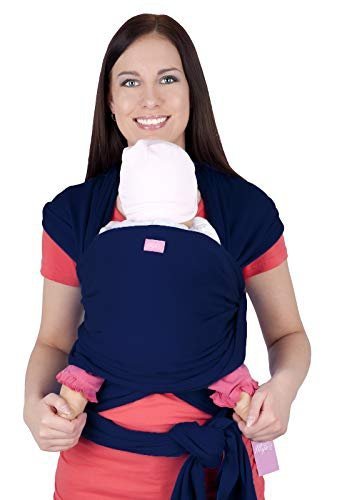 MijaCulture - chusta do noszenia dzieci 4011/M28 granatowa
