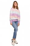 Be Knit BK071 Sweter w pasy wielokolorowe - model 1