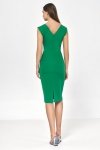 Nife Zielona sukienka o ołówkowym fasonie - S220