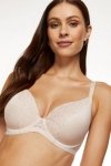 Gorteks Femme/B5 biustonosz gładki z ozdobną koronką