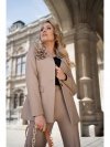 Stylove S370 Marynarka z kwiatkiem - beżowa