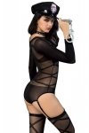Paris Hollywood POLICE OUTFIT 5 PCS BLACK