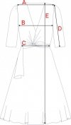 Stylove S404 Sukienka z przeplotem z modalu - ecru
