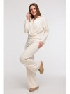 BeWear B292 Bluza z kopertowym dekoltem - waniliowa