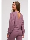 BeWear B293 Bluza z otwartymi plecami - wrzosowa